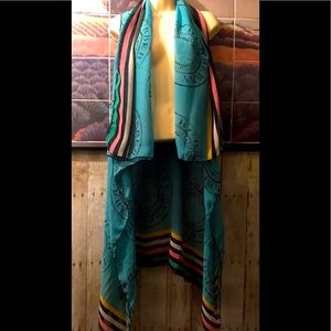 Burberry Chiffon Scarf Style Duster